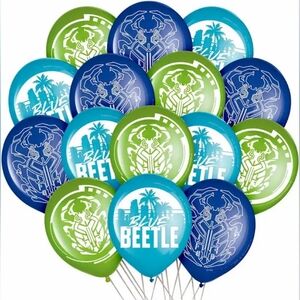 Blue Beetle Latex Balloons (6ct)